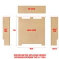 thumbnail image 4 of Unfinished MDF Radiator Covers - Custom Made - 26 Inches Tall x 20 Inches Wide x 7 Inches Depth - MD2, 4 of 4