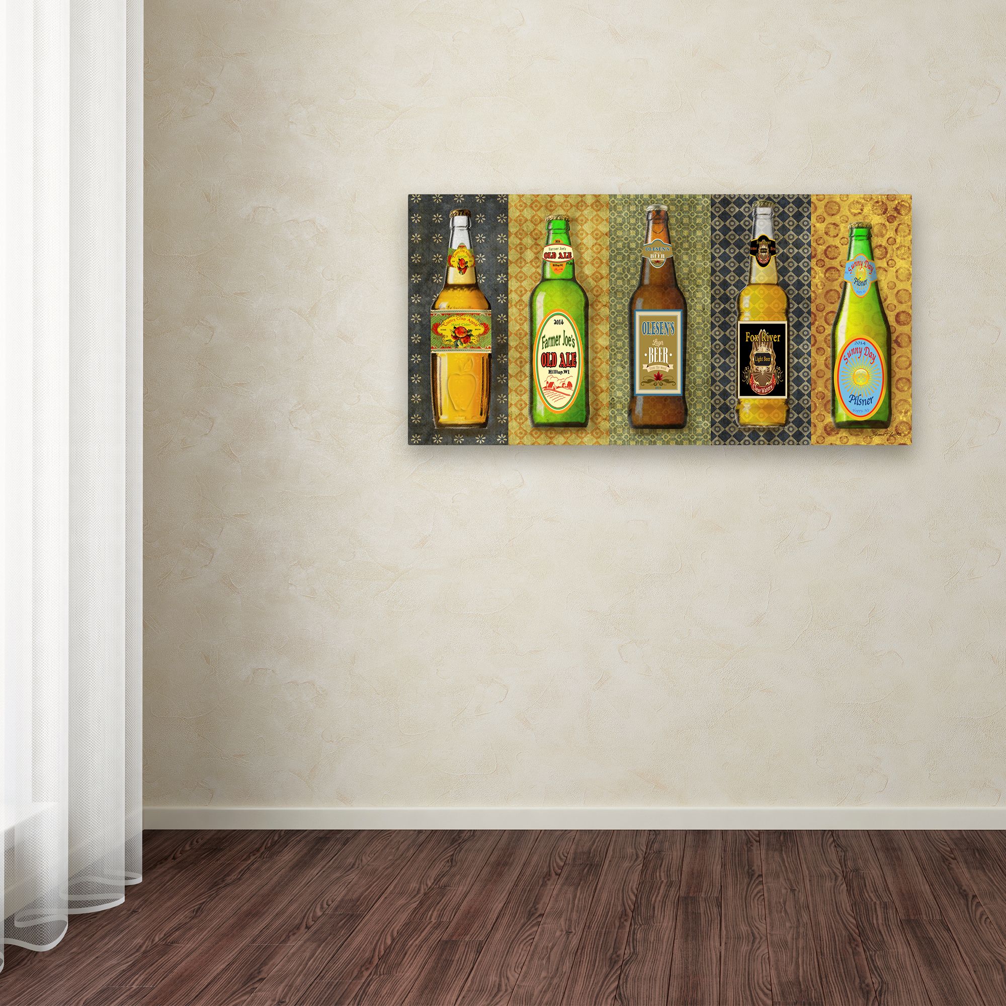 Trademark Fine Art 'Beer 2' Canvas Art by Jean Plout