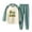 00@Green585, variant on Elegyee Kids Pajamas for Boys Girls Graphic Long Sleeved Sleepwear Set, Size 2-3