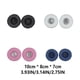 thumbnail image 5 of Bearachild 1 par de almohadillas para los oídos, almohadillas de montaje para auriculares, almohadillas de cuero montadas en la cabeza, reemplazo Relojes inteligentes Azul, 5 of 6