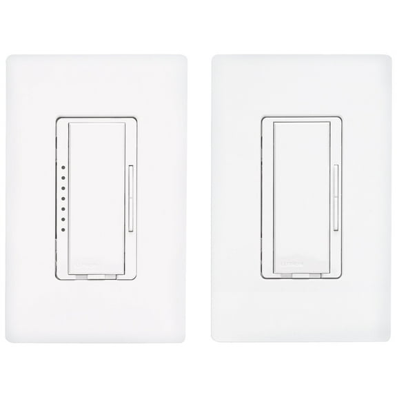Lutron Electronics MAW-603-RH-WH 3-Way Duo Dimmer, 600 Watt, White