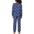 thumbnail image 2 of Hogwarts Harry Potter Women's Pajama Set, Long Sleeve Top and Jogger Pants, Blue, 2-Piece Lounge Set, Small, 2 of 5