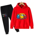 thumbnail image 3 of Conjunto de 2 piezas de sudadera y pantalones con estampado de dibujos animados de Sonic para niños de 2 a 12 años, ropa para niños y niñas, trajes deportivos para primavera y otoño, novedad de 2024, 3 of 5