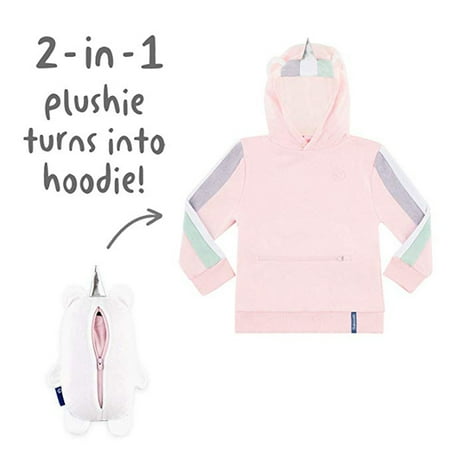 

Boys Girls Long Sleeve Cotton Blend Casual Front Zipper Cute Cartoon Kids Hoodie
