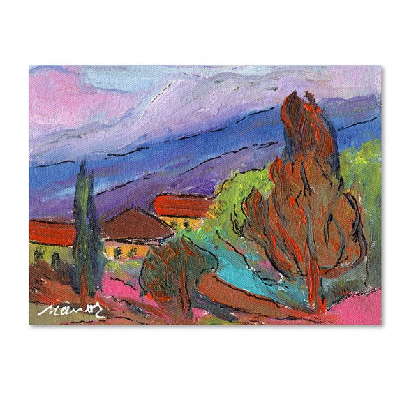 Trademark Fine Art "Summer Blush" Canvas Art by Manor Shadian