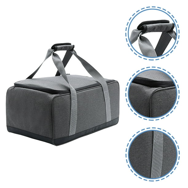 BRIGHTFUFU Bolsa Para Camping Y Outdoor Resistente En Tela Oxford Con Práctico Gris