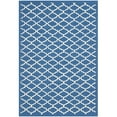 thumbnail image 3 of SAFAVIEH Newport Lalit Geometric Cotton Area Rug, Indigo/Ivory, 5'6" x 8'6", 3 of 5