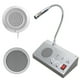 thumbnail image 3 of Intercomunicador De Ventana, Kit De Walkie Talkie De Mostrador, Micrófono De Ruido De Doble Vía Para BankofficeHospitalStationCateringTicket Window, 3 of 7