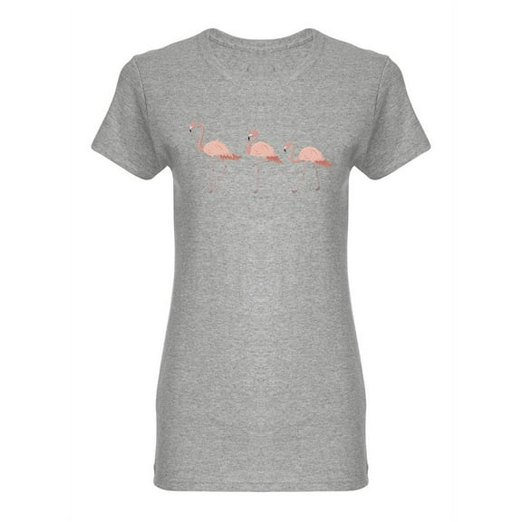 Set Of Flamingos Design Shaped T-Shirt Women -Image by Shutterstock, Female x-Large