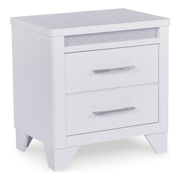 Signature Design by Ashley Stenluxe White Nightstand