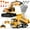 Yellow, variant on LINXUXIE Construction Vehicles Toy, Remote Control Excavator and Dump Truck Toys Set with Lights & Sounds, Birthday Gifts for 1-3 3-5 5-8 Year Old