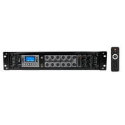 Rockville RCS180-6 180 Watt 6 Zone 70v Commercial/Restaurant Amplifier/Bluetooth