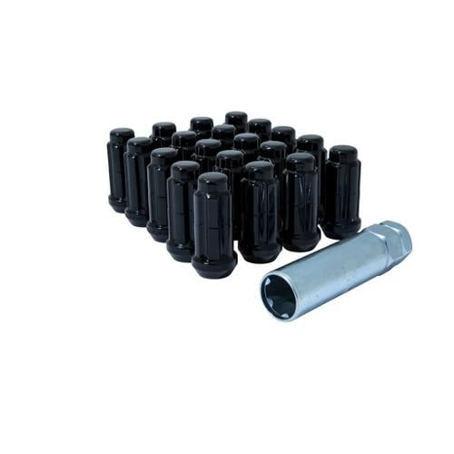 Gorilla Automotive 5Lug 9/16 SPLINE WIK TRUCK BLK GOR SD Spline Lug Nut Install Kit, K5TS-00916BGR