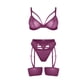 thumbnail image 5 of Gibobby Lenceria mujer sexy Conjunto de Lencería Sexy de Colegiala, Pijamas Caseros Sexy para Mujer, Ropa de Encaje Regalo de Aniversario(Morado, CH), 5 of 5