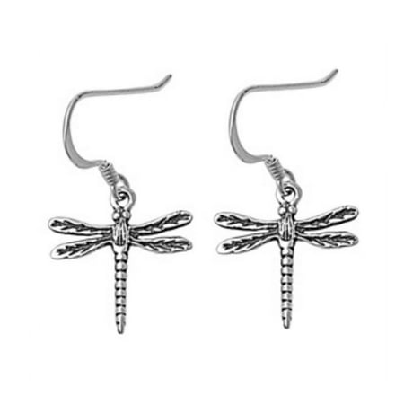 - 925 Sterling Silver Dragonfly Earrings