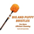 thumbnail image 3 of Cobweb Duster Head Brush // Spider Web Brush for Outdoor & Indoor Web Cleaning // Twist-On Corner Duster Fits Standard Acme Threaded Extension Poles // Best Cobweb Brush Head (Pole Sold Separately), 3 of 4