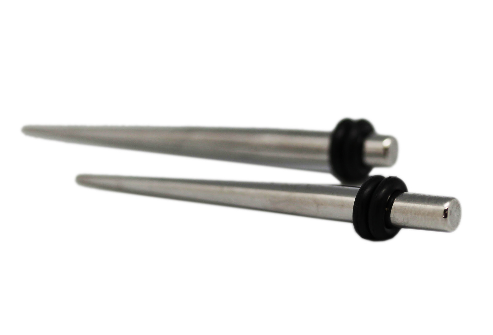 Solid Steel Stretching Taper Piercing (4 mm, 6 Gauge)