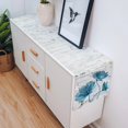 thumbnail image 4 of Plant Rose Flower Retro Old Newspaper Table Runner Home Wedding Table Mat Centerpieces Decoration Party Dining Long Tablecloth, 4 of 6
