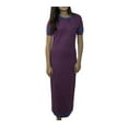 thumbnail image 2 of Haiying Snider Designer Knitwear Classic Short Sleeve Maxi Dress (Women's), 2 of 5