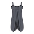 thumbnail image 4 of EINCcm Rompers for Women Dressy Short Summer 2024 Women's Jumpsuits Rompers and Overalls Square Neck Dupe Romper Dress with Pockets, 4 of 8