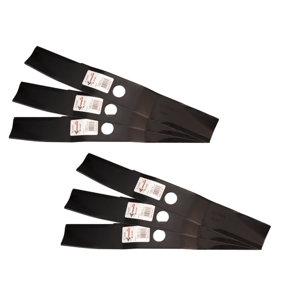 6 Rotary® 6265 Mower Blades for Kubota® 70000-00605 Windsor® 54" Deck
