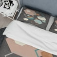 thumbnail image 4 of Designart 'Geometric hexagons Pattern IV' Geometric Duvet Cover Set, 4 of 4