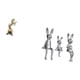 thumbnail image 5 of Figura De Resina Moderna De Caballo Y Conejo, Adorno Artesanal, Escultura Decorativa Para Centro De Mesa, Estante, Escritorio, Mesa, Sala De Estar, Oficina, Armario, Estantería, Decoración, 5 of 8