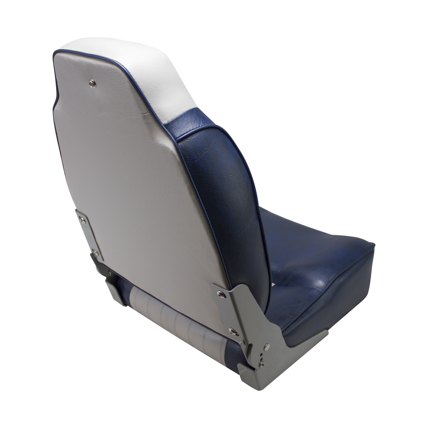 Wise 8WD640PLS-660 Lund Style High-Back Boat Seat, Grey / Navy - image 3 of 4