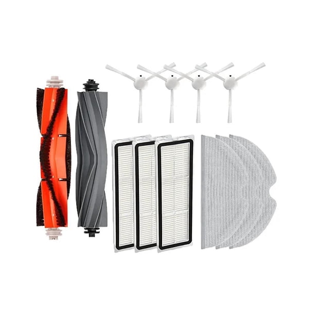 Kit De Repuestos Para Robot Aspirador Aonus I8 - Cepillos, Filtros, Paños De Fregona (6 Unidades De Cada)