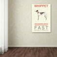 thumbnail image 3 of Trademark Fine Art 'Whippet Print' Canvas Art by Michelle Campbell, 3 of 3