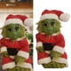 thumbnail image 4 of Muñeco de peluche de Navidad para niños, muñeco de monstruo verde, Grinch, decoraciones navideñas suaves, decoración de Navidad（b, 4 of 5