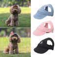 thumbnail image 2 of Pet Dog Cap Small Puppy Pets Solid Oxford Cap Dog Baseball Visor Hat Outdoor Accessories Sun Bonnet Cap For Teddy Chihuahua #432711, 2 of 7