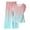 Sky Blue, variant on CHUMUD Womens 2 Piece Outfits Sets Watching Set Short Sleeve Ruched Drawstring Crew Neck Tops and Wide Leg Pants Clothing Sets