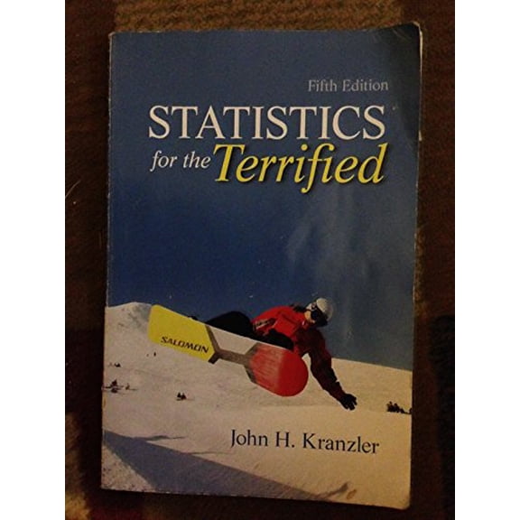 Pre-Owned Statistics for the Terrified (Paperback) 0205004067 9780205004065