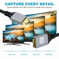 thumbnail image 6 of Xiwai 8K Type-C Mini HDMI 2.1 Male to HDMI Female Extension HDTV Cable for DV Camera Laptop Portable Monitor, 6 of 9