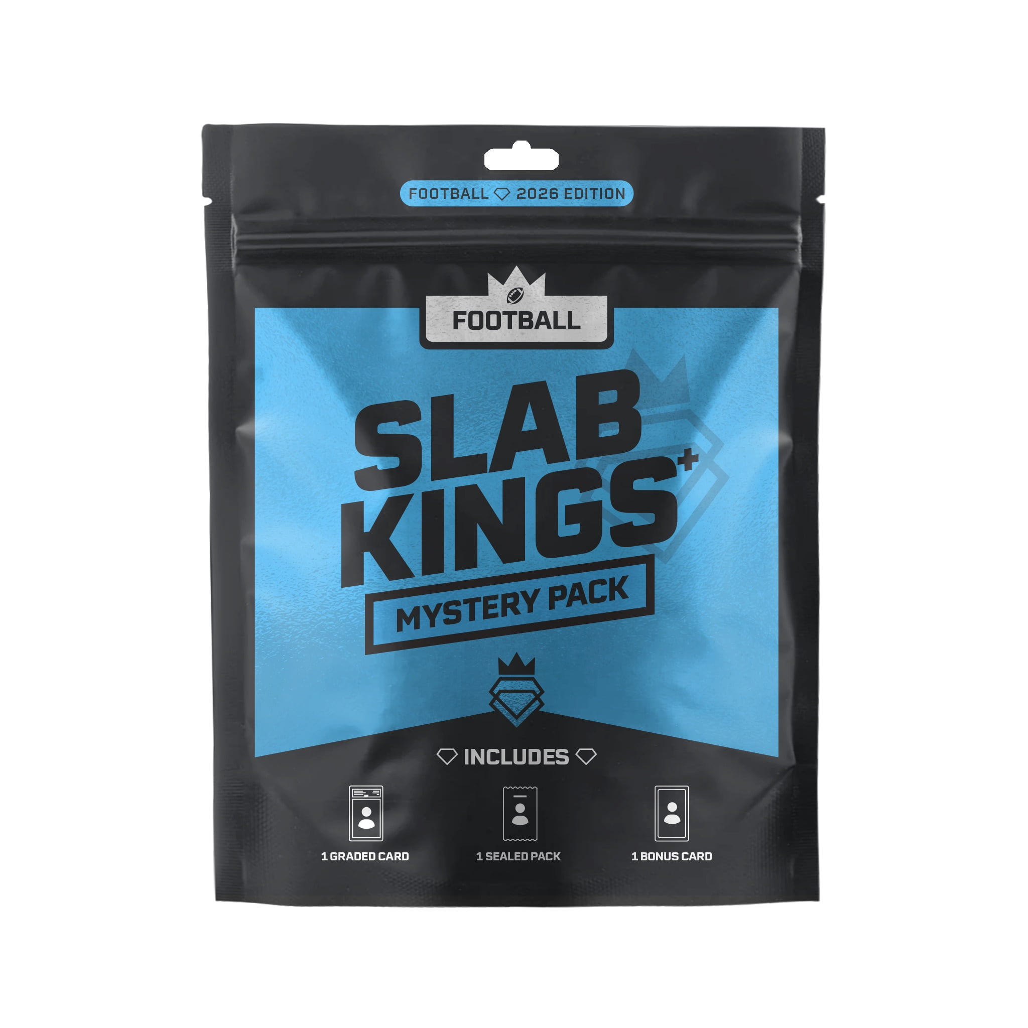 2026 Slab Kings Plus Football Edition – 1 Graded Card + 1 Sealed Pack + 1 Bonus Card