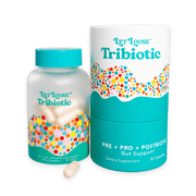 Let Loose Daily Tribiotic Gut Health Supplement for Adults – Prebiotic, Probiotic & Postbiotic Capsules, 30 Count