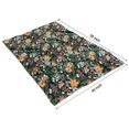thumbnail image 4 of Pioneer Flower Floral Print Pattern Blanket,Comfortable Soft Lamb Wool Throw Blanket,All Season,Warm Lightweight Blankets for Sofa Bed Couch Living Room Chair,40"x50", 4 of 4