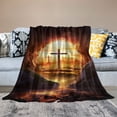 thumbnail image 2 of Creowell Symbolism Throw Blanket for Couch Sofa Bed Office Lightweight Soft Blanket All Seasons Excellent Hand Feel Blanket 50x60in, 2 of 6