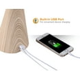 thumbnail image 4 of BOSTITCH Silicone Neck Wood Grain LED Desk Lamp, 4 of 11