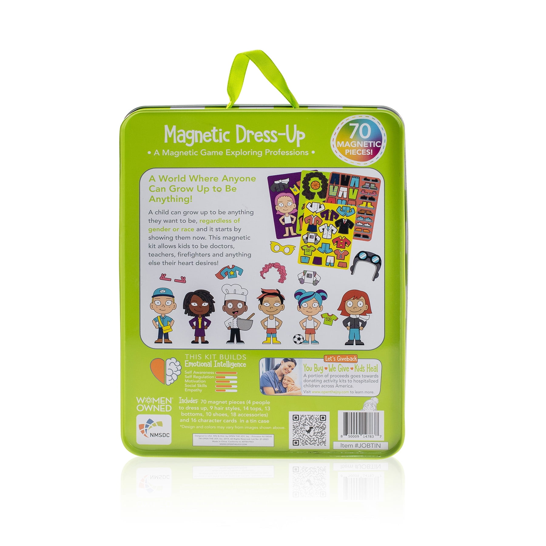 Open the Joy Magnetic Dress-Up Playset for Kids