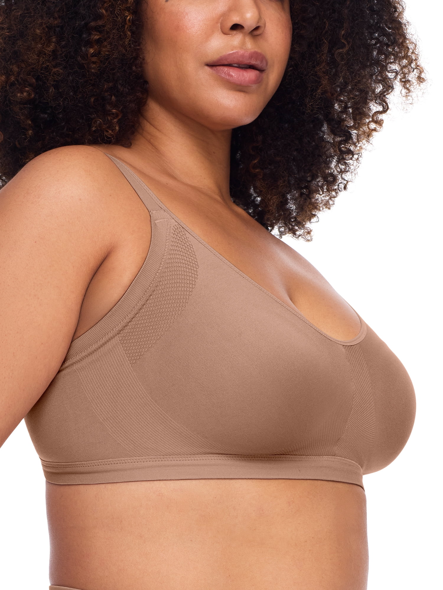 Warners Blissful Benefits Women's Underarm-Smoothing With Seamless Stretch Wireless Lightly Lined Comfort Bra, S-3X