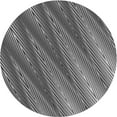 thumbnail image 1 of Ahgly Company Indoor Round Patterned Dark Gray Area Rugs, 5' Round, 1 of 6