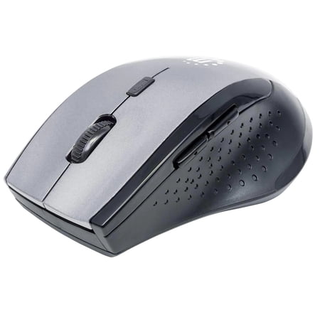 UPC: 0766623179379 | Manhattan Curve Wireless Optical Mouse  1600 dpi  grey & Black