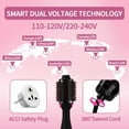 Dual Voltage Hair Dryer Brush with Negative Ion Antifrizz Styler Hot