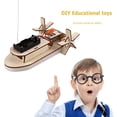 thumbnail image 1 of Modelo de barco de rueda de paleta para niños, juguetes de ensamblaje de Control remoto para estudiantes, 1 of 5