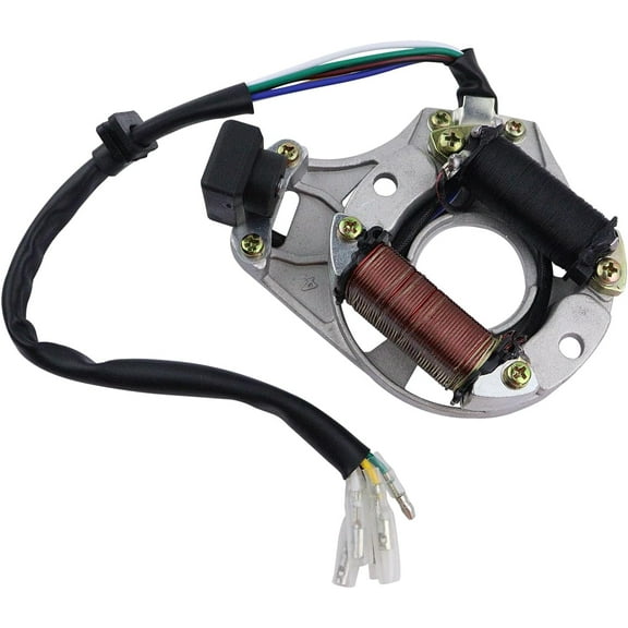 2 Coil Stator Ignition Magneto Plate for 50cc 70cc 90cc 110cc 125cc ATV Quad 4 Wheeler Chinese Taotao Sunl JCL