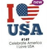 Celebrate America I Love USA Cake Decoration Edible Frosting Photo Sheet