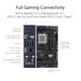 thumbnail image 4 of ASUS TUF GAMING B650-PLUS WIFI AMD B650 AM5 Ryzen™ Desktop 9000 8000 and 7000 ATX motherboard, 14 power stages, PCIe® 5.0 M.2 , DDR5 memory, WiFi 6 and 2.5 Gb Ethernet, USB4® support Aura Sync, 4 of 7