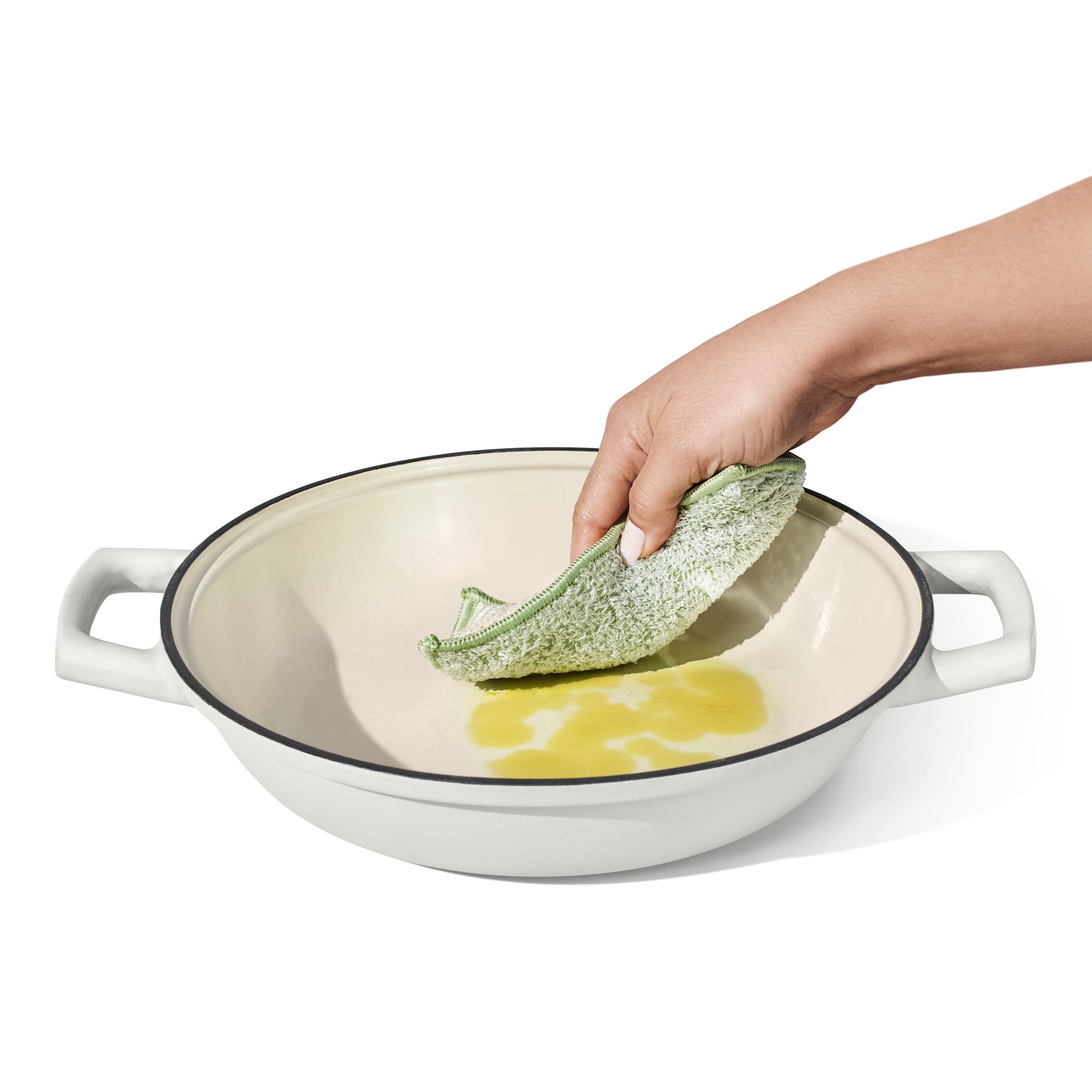Beautiful Enameled Cast Iron Bread Oven, 10 inch, White Icing by Drew Barrymore
